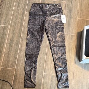 7 For All Mankind Snake Print Jeggings - Black and Gray size small